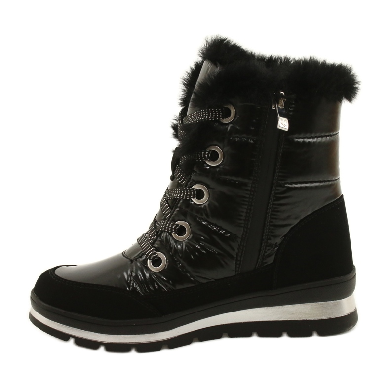 Schwarze Stiefel, Caprice Membran 9-26216-27 019 1