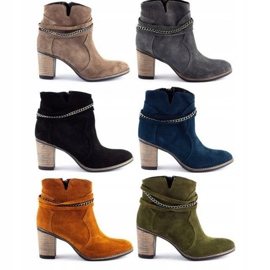 Olivier Isolierte Stiefel der Frauen mit grauer Kette 2