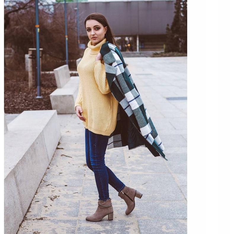 Olivier Isolierte Stiefel der Frauen mit grauer Kette 1