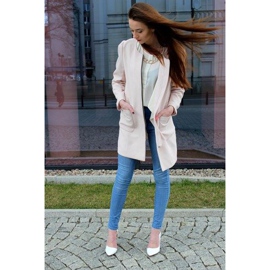 Lackierte Elegante Stilettos A899 Beige 1