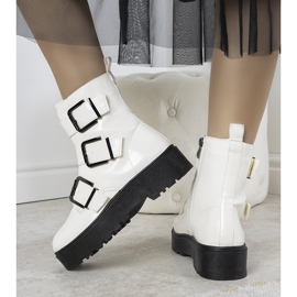 Austin weiße Stiefeletten 2