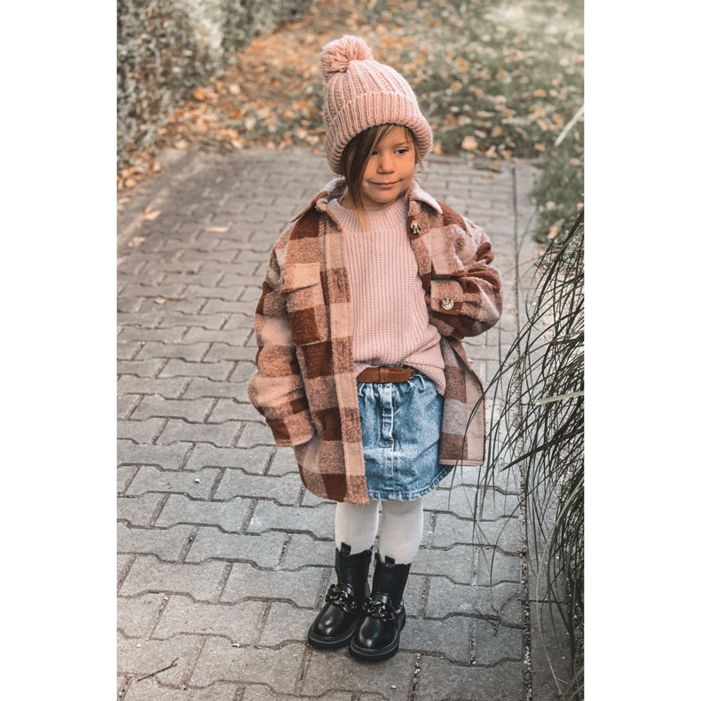 FR1 Kinderstiefel Warm Schwarz Hinea Kette 2