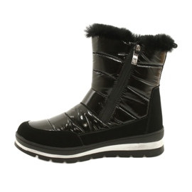 Schwarze Schneestiefel mit Caprice-Membran 26425-27 019 1