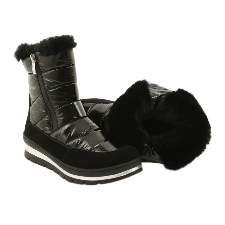 Schwarze Schneestiefel mit Caprice-Membran 26425-27 019 4