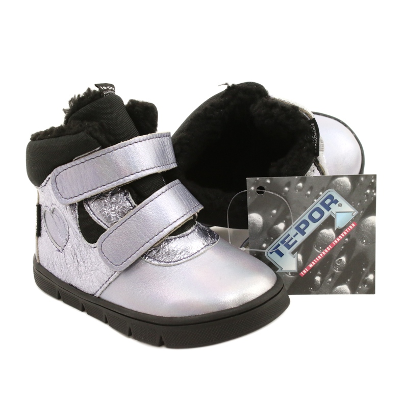 Mädchenstiefel mit Membrane te-por Mazurek 1360 Lila violett 1