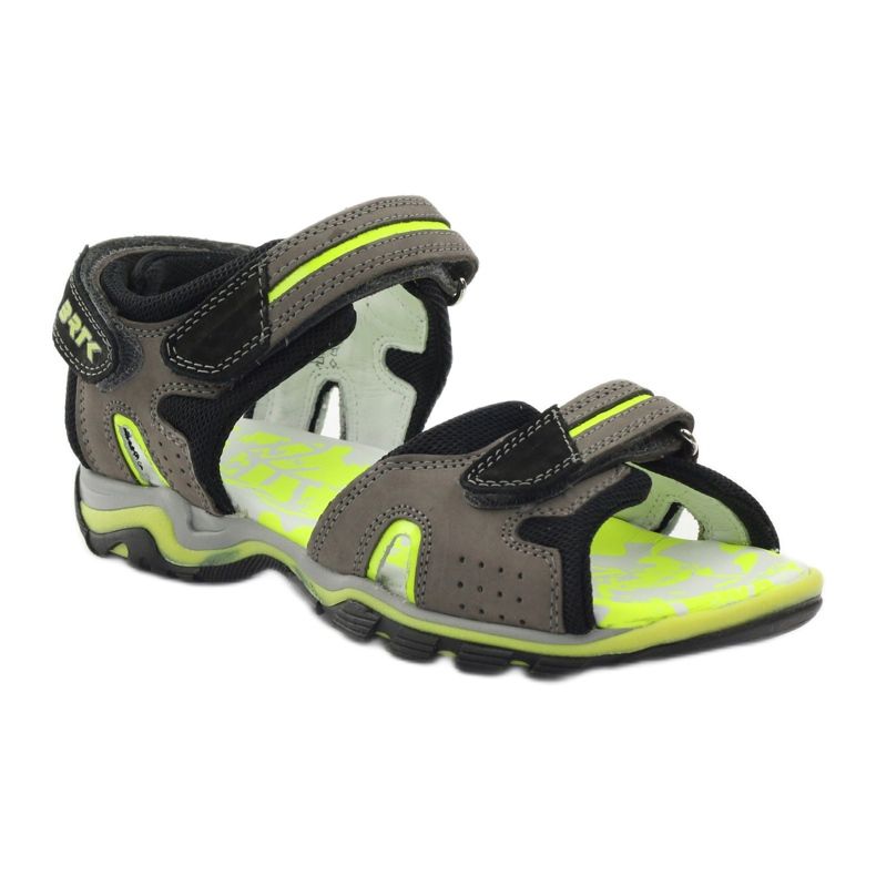 Barteks grau-grüne Sandalen für Jungen schwarz 1