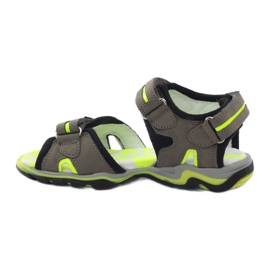 Barteks grau-grüne Sandalen für Jungen schwarz 2