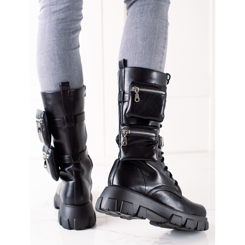 TRENDI Modearbeiter mit Taschen schwarz 1