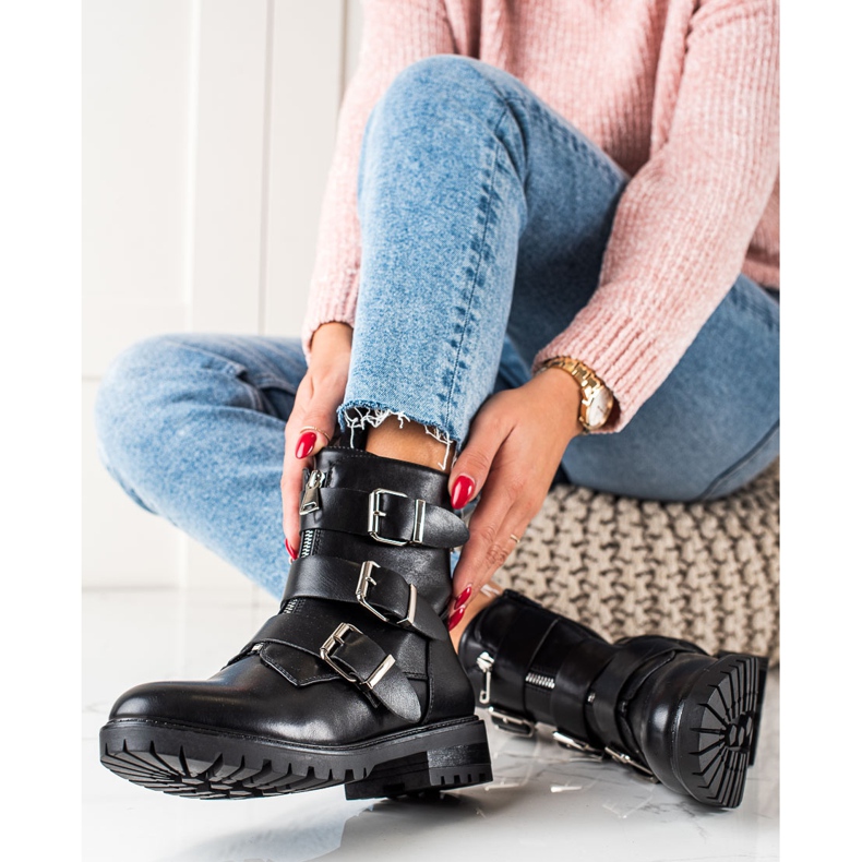 Sixth Sense Schwarze Arbeiter mit Schnallen 2