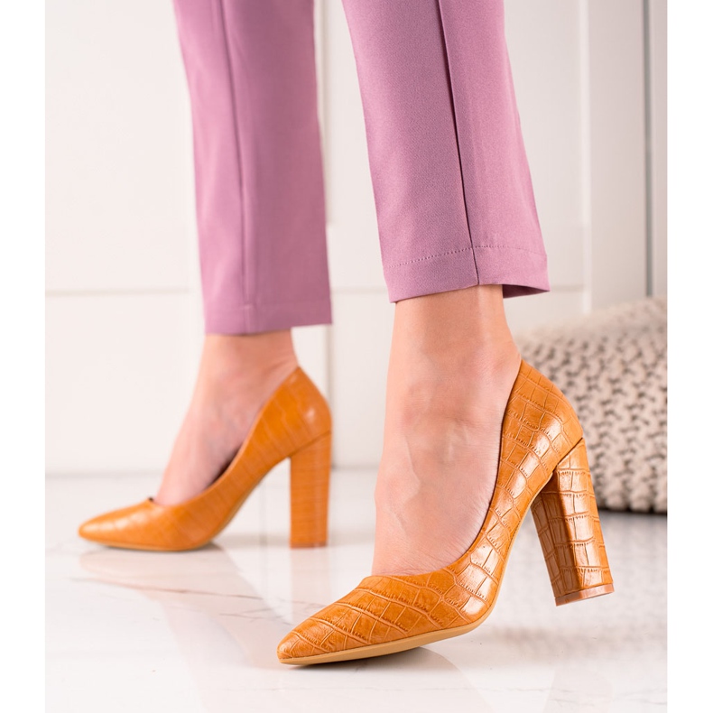 Sweet Shoes Damen Pumps Ly9182c orange 2