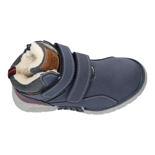 American Club XD18 / 21 Navy warme Sportschuhe mit Fell marineblau 3