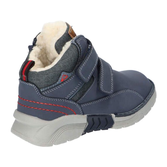 American Club XD18 / 21 Navy warme Sportschuhe mit Fell marineblau 4
