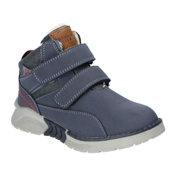 American Club XD18 / 21 Navy warme Sportschuhe mit Fell marineblau 1