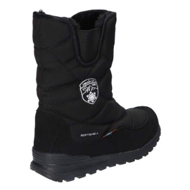 Wasserdichte Softshell-Schneestiefel mit American Club SN22/21 Membran, schwarz 2