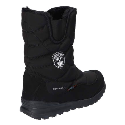 Wasserdichte Softshell-Schneestiefel mit American Club SN22/21 Membran, schwarz 2