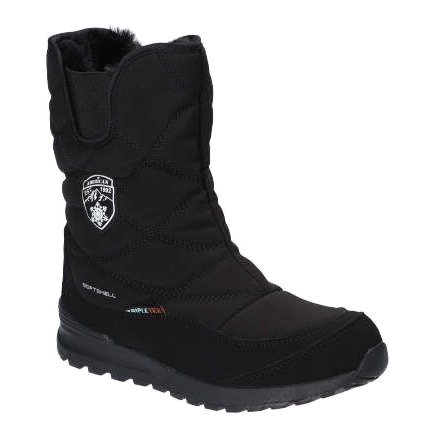 Wasserdichte Softshell-Schneestiefel mit American Club SN22/21 Membran, schwarz 3