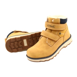 Holzstiefel mit Klettverschluss Camel News 21DZ20-4307 gelb 4