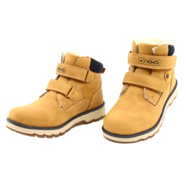 Holzstiefel mit Klettverschluss Camel News 21DZ20-4307 gelb 3