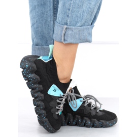 Schwarz NB387 Allblack Sportschuhe mit hohen Sohlen 2