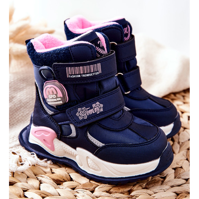 PJ2 Warme Schneestiefel für Kinder Marineblau Nemi Boots 1
