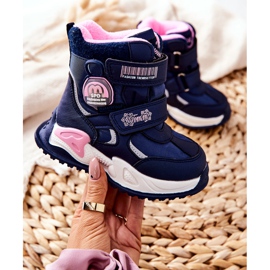 PJ2 Warme Schneestiefel für Kinder Marineblau Nemi Boots 2