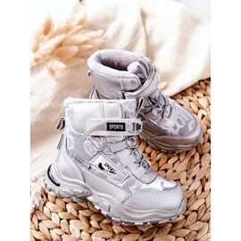 PJ2 Warme Schneestiefel Silberstiefel Erila 2