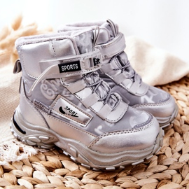 PJ2 Warme Schneestiefel Silberstiefel Erila 1