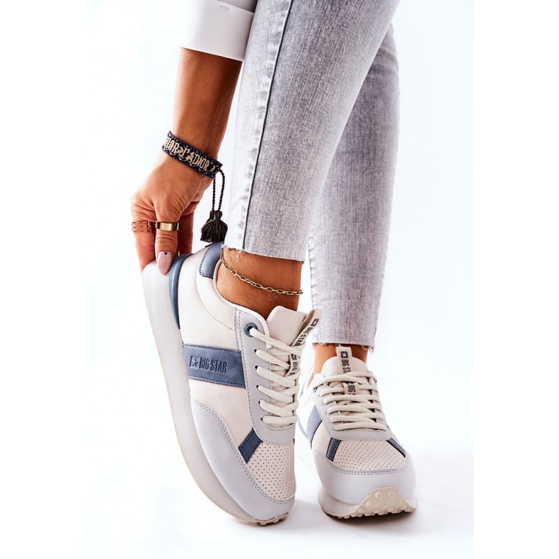 Sportschuhe Memory Foam Big Star II274397 Grau-Blau 2