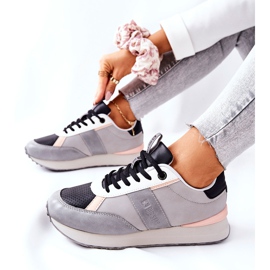 Sportschuhe Memory Foam Big Star II274398 Grau-Schwarz 2