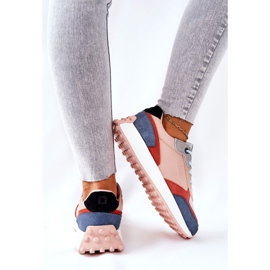 Sportschuhe Memory Foam Big Star II274401 Beige-Blau 1