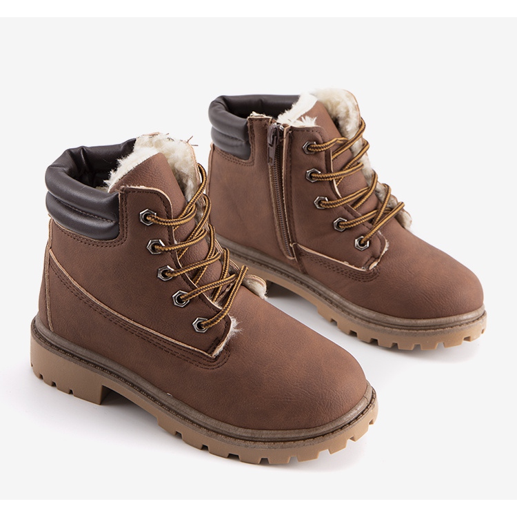 Braune Trapper für Kinder von Marseau 1