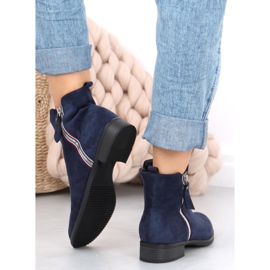 Isabel Navy Wildlederstiefel marineblau 1