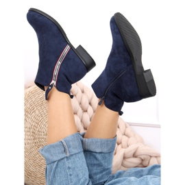 Isabel Navy Wildlederstiefel marineblau 2