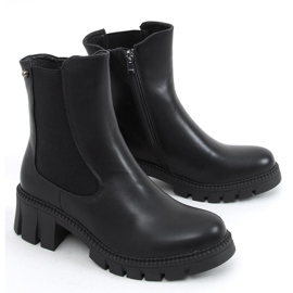 Chelsea-Boots mit hohem Obermaterial in Tutu Black schwarz 1
