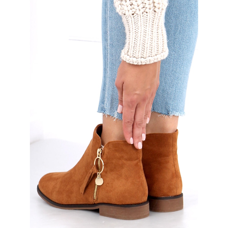 Chelsea-Stiefel für Damen Viki Camel braun 1