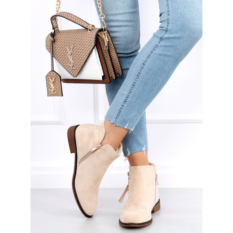 Chelsea-Boots für Damen Viki Beige 1