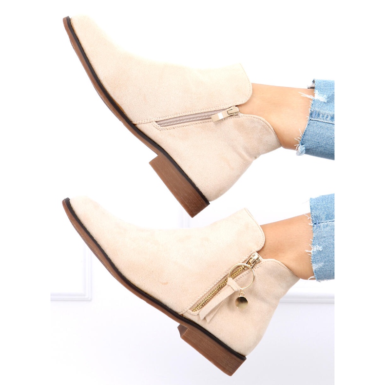 Chelsea-Boots für Damen Viki Beige 2