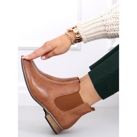 Klassische Chelsea-Boots für Damen Gerd Camel braun 1