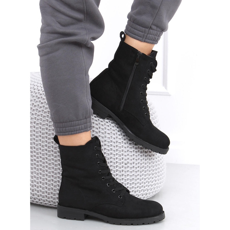 Schnürarbeiter von Bente Black schwarz 1