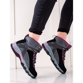 MCKEYLOR Trekkingschuhe schwarz rosa grau 2