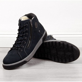 Isolierte Stiefel Rieker 38920 M marineblau navy blau 1