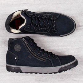 Isolierte Stiefel Rieker 38920 M marineblau navy blau 2