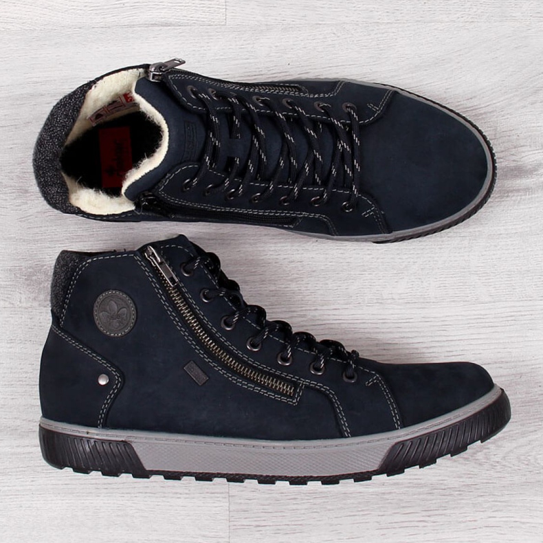 Isolierte Stiefel Rieker 38920 M marineblau navy blau 2