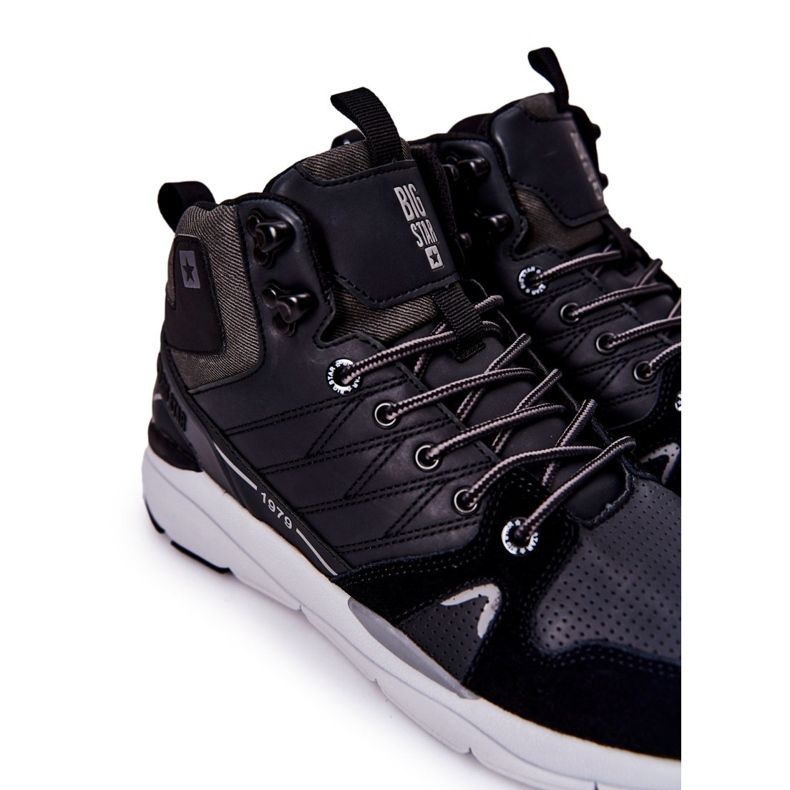 High Sport Herrenschuhe Big Star II174223 Schwarz 1
