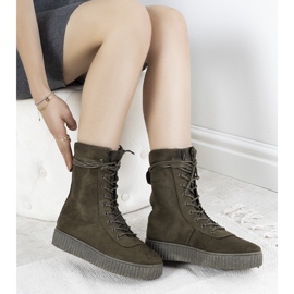 Grüne Soliz Wintersneaker 1