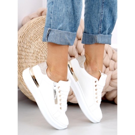 Idda Gold Damen-Sneaker weiß 1