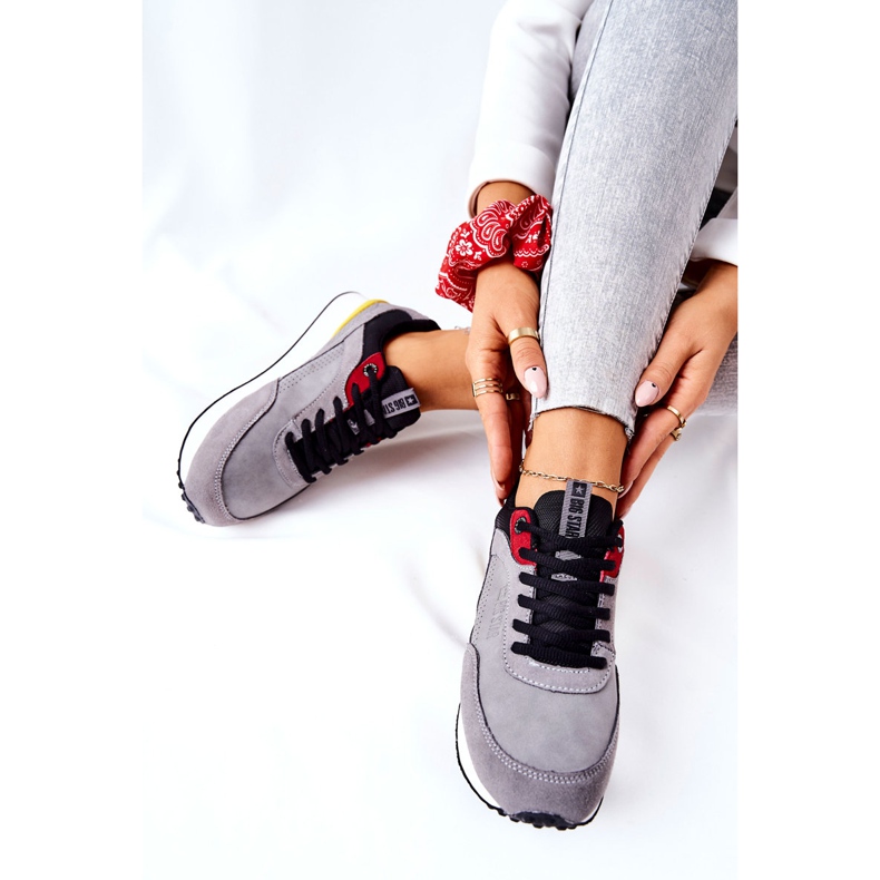 Sportschuhe Memory Foam Big Star II274406 Grau 2