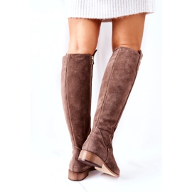 Lewski Shoes Wildlederstiefel Earth Velour 2840 beige 4