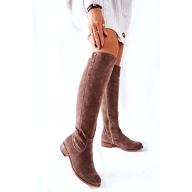 Lewski Shoes Wildlederstiefel Earth Velour 2840 beige 5