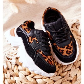 FR1 Kinder Sportschuhe Sneakers Braun und Schwarz Nila weiß 1